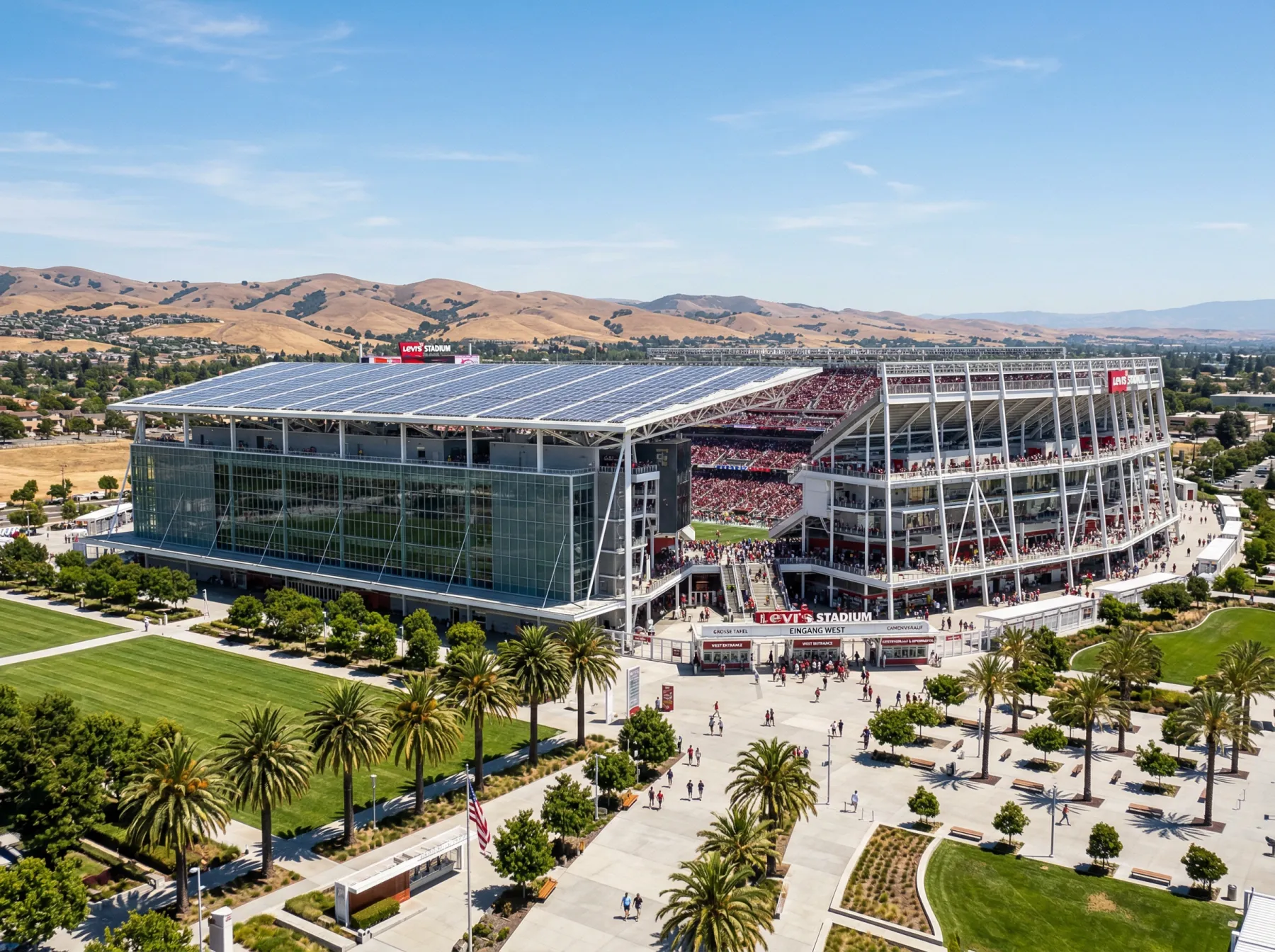 Levi's Stadium in Santa Clara bei San Francisco, Austragungsort von Schweiz gegen Bosnien an der WM 2026