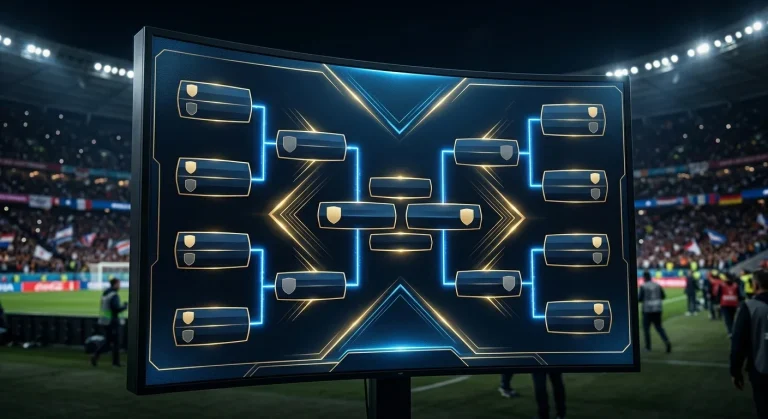 Viertelfinal-Tableau WM 2026: vier Spiele, zwei Halbfinal-Pfade, ein Final