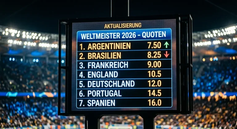 Weltmeister-Quoten WM 2026: Argentinien vor Spanien